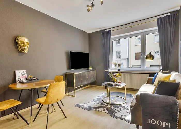 Apartmán Rock Trifft Ruhrpott By Cordis Sky Fuer Bis Zu 3 Personen 5 Minuten Zur Messe Oder Hauptbahnhof *